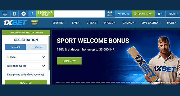 1xBet official website